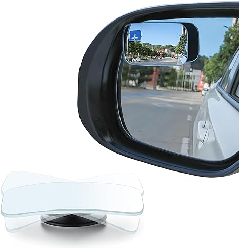 2-Pack Blind Spot Rearview Mirrors – Frameless HD Glass