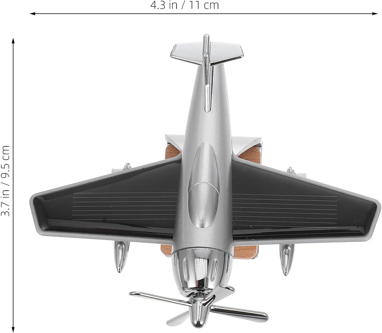 Solar-Powered Rotating Helicopter Car Diffuser