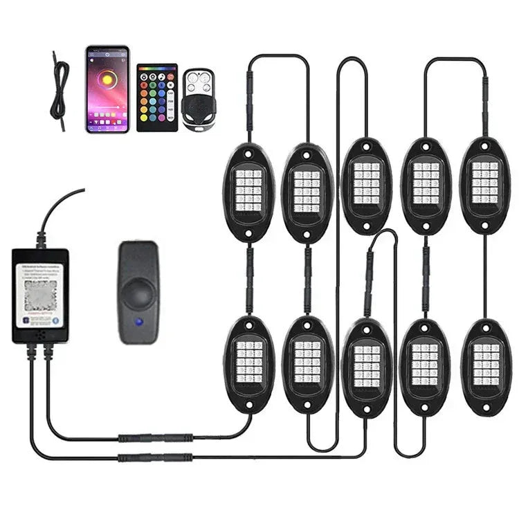 RGB Chassis Light APP Control Ambient Light LED Car Neon Light