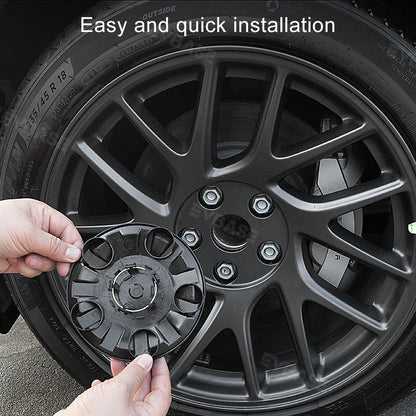 EVCORE Tesla Model 3 Highland Wheel Center Hub Caps 18 Inch Überturbine Wheel Center Caps Kit 4PCS