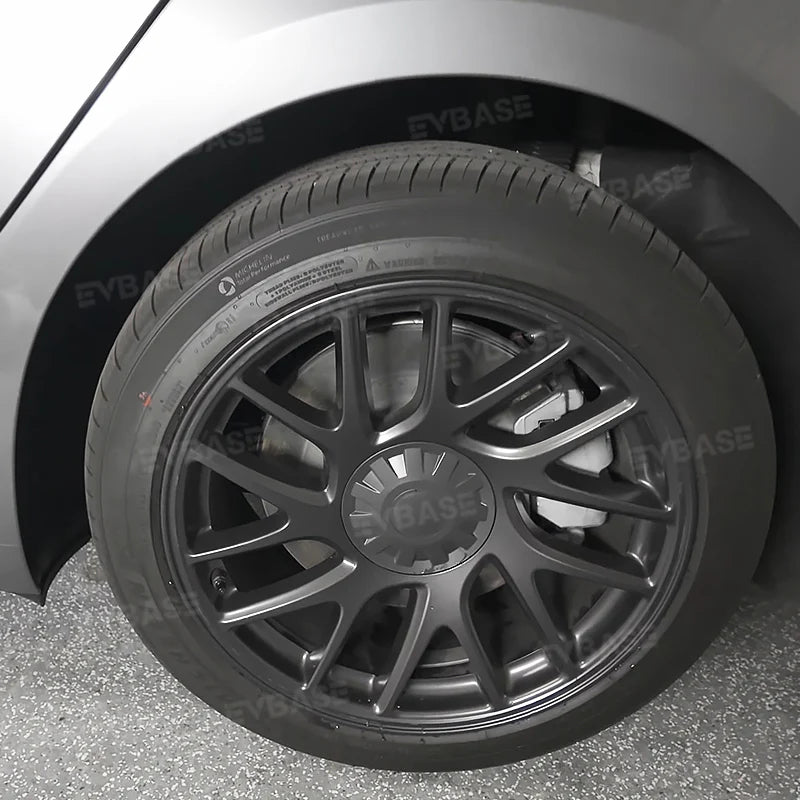 EVCORE Tesla Model 3 Highland Wheel Center Hub Caps 18 Inch Überturbine Wheel Center Caps Kit 4PCS