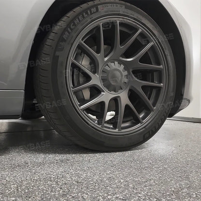 EVCORE Tesla Model 3 Highland Wheel Center Hub Caps 18 Inch Überturbine Wheel Center Caps Kit 4PCS