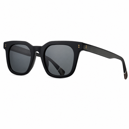 SA2601038 Bold Acetate Square Sunglasses – TAC Polarized UV400 Protection