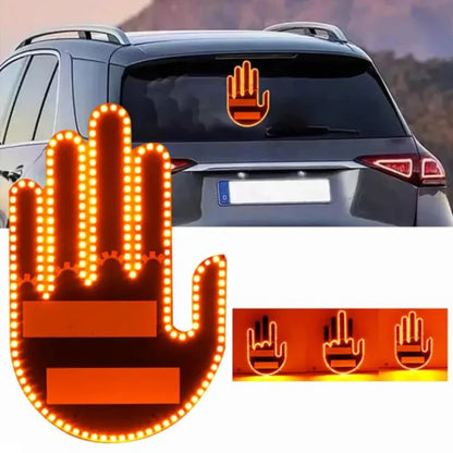 Funny LED Illuminated Gesture Hand Lamp with Remote