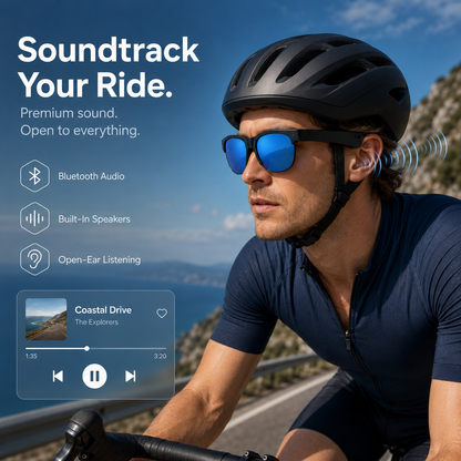 Semi-Rimless AI Audio Smart Glasses-S01