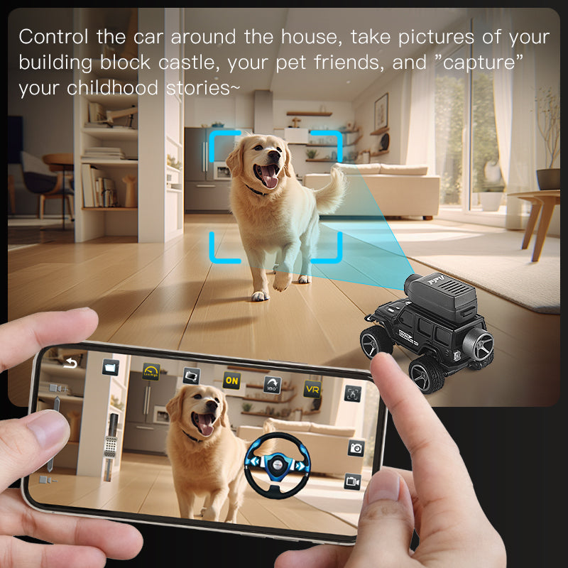 KF32 1:64 full-scale alloy remote-controlled car with camera