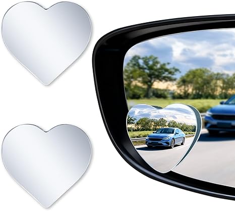 2-Pack Blind Spot Rearview Mirrors – Frameless HD Glass