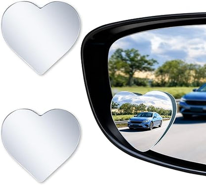 2-Pack Blind Spot Rearview Mirrors – Frameless HD Glass