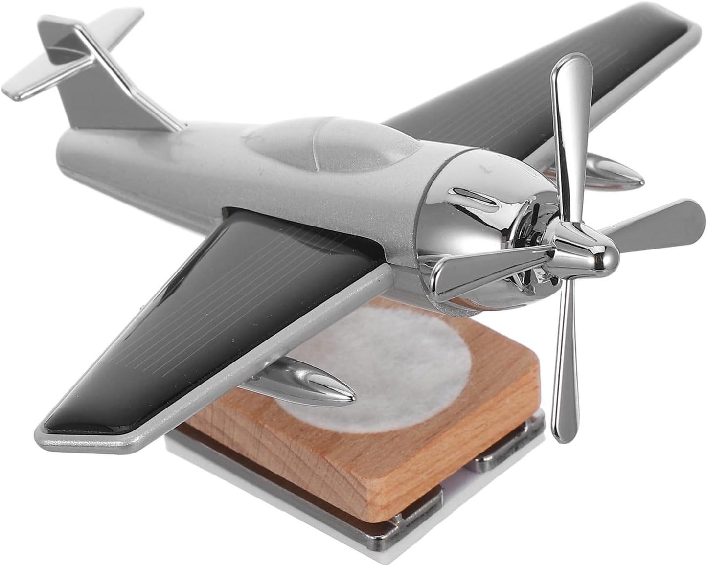 Solar-Powered Rotating Helicopter Car Diffuser
