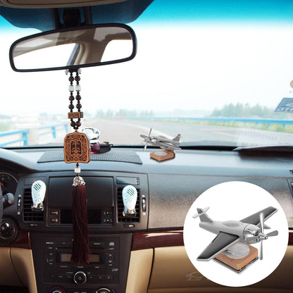 Solar-Powered Rotating Helicopter Car Diffuser