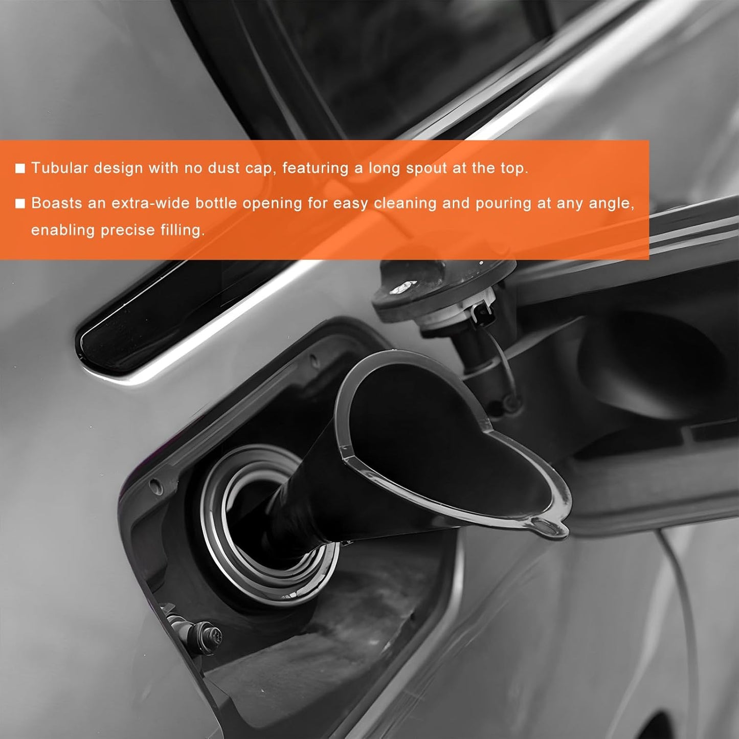 2 PCS Car Oil Funnel