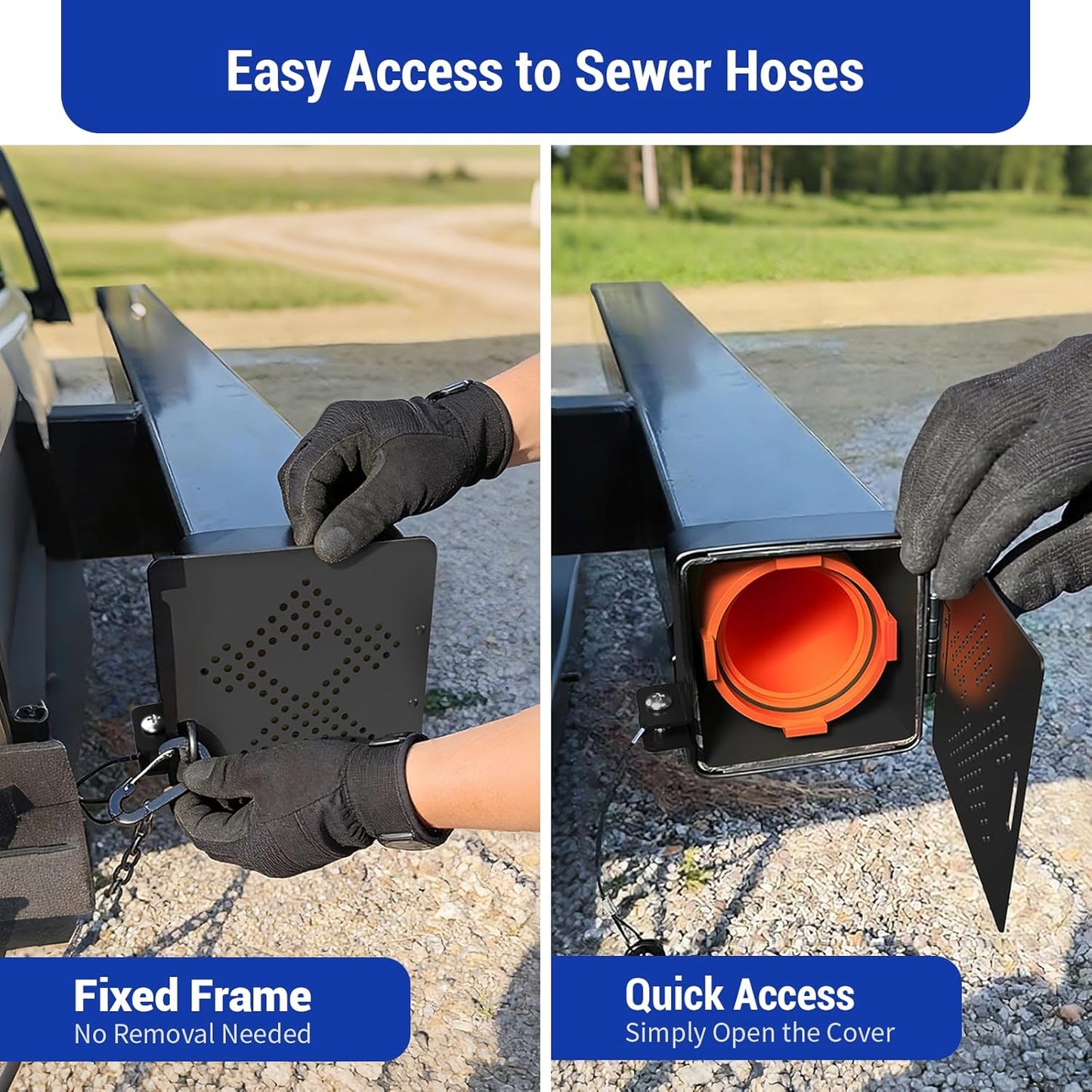 2 PCS RV Bumper End Cap