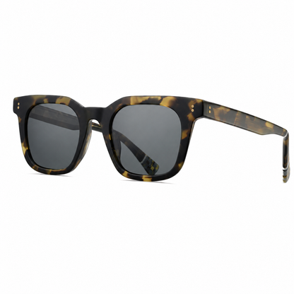 SA2601038 Bold Acetate Square Sunglasses – TAC Polarized UV400 Protection