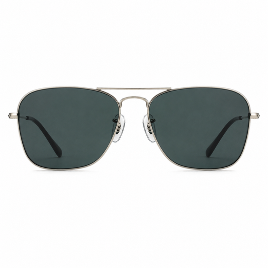GC004 Classic Aviator Sunglasses – UV400 Mineral Glass Lenses for Everyday & Driving