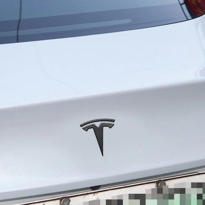 EVCORE Model 3 Y Steering Wheel Front/Rear Trunk Logo ABS Cover Sticker 3pcs