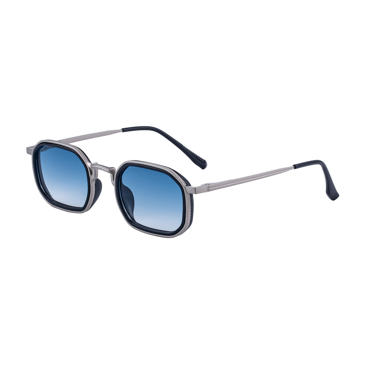 Retro Square Sunglasses – Spring Hinge UV Protection