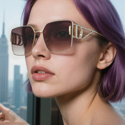 Retro Square Sunglasses – UV Protection Fashion Shades