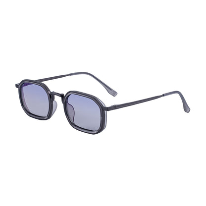 Retro Square Sunglasses – Spring Hinge UV Protection