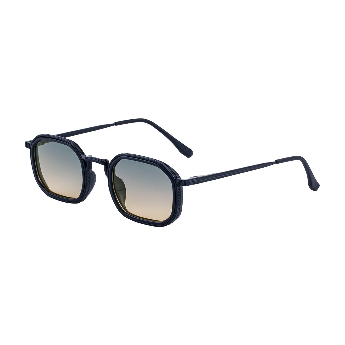 Retro Square Sunglasses – Spring Hinge UV Protection