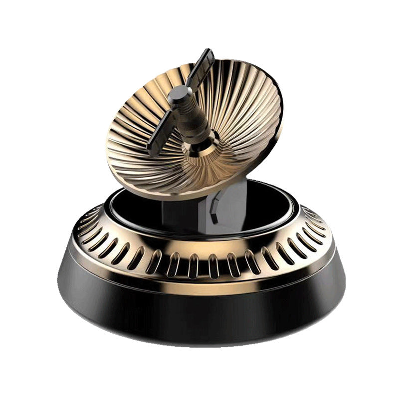 Solar-Powered Rotating Car Air Freshener Ornament
