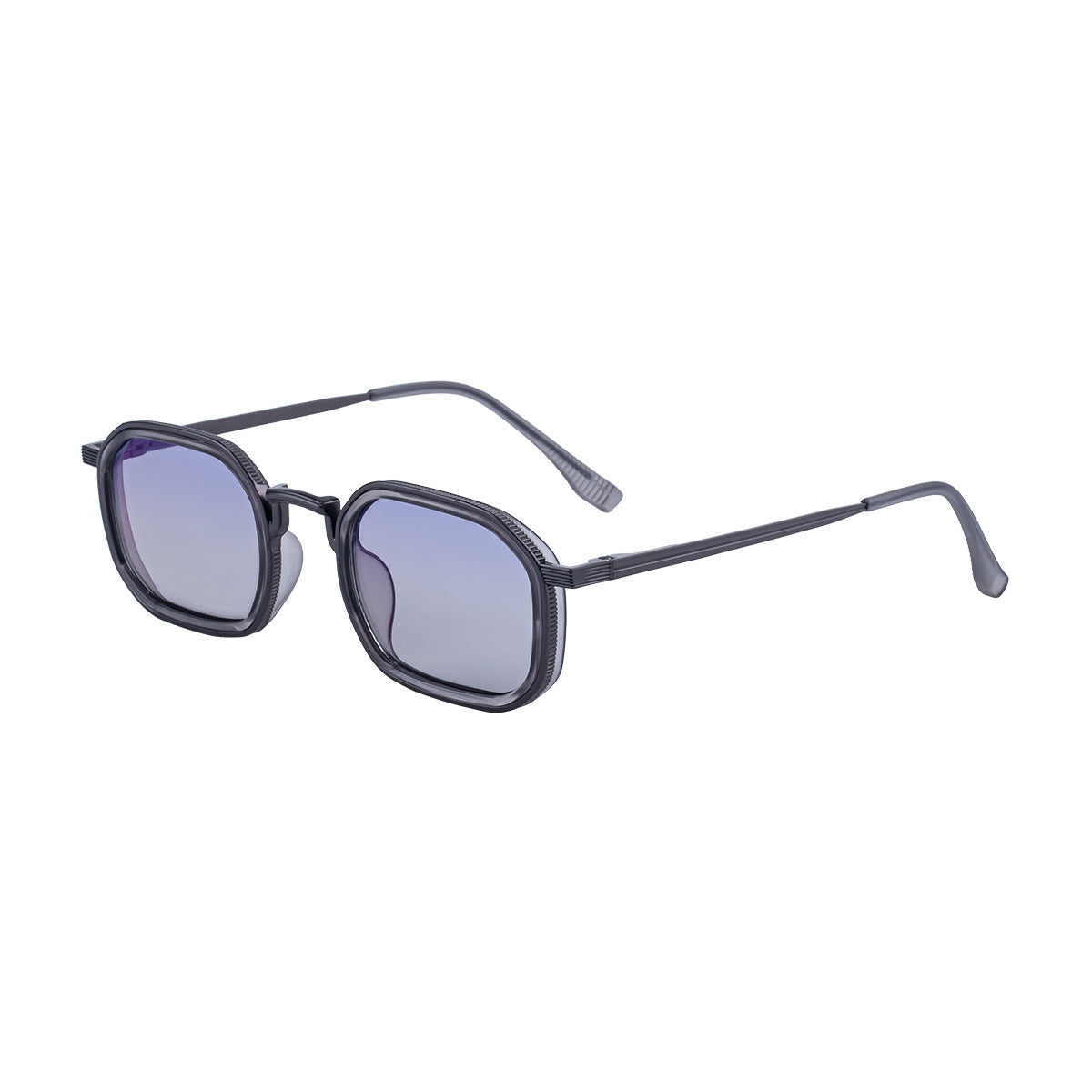 Retro Square Sunglasses – Spring Hinge UV Protection