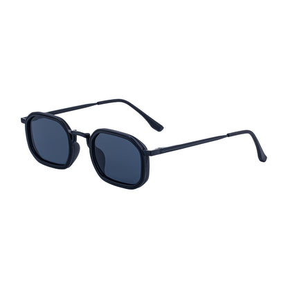 Retro Square Sunglasses – Spring Hinge UV Protection