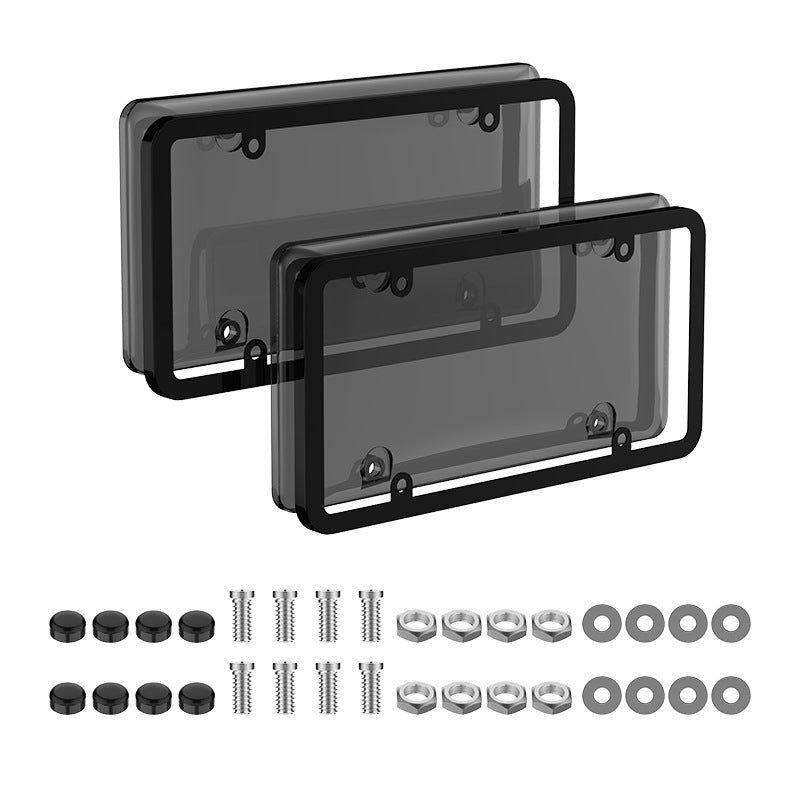 US standard license plate frame and license plate cover