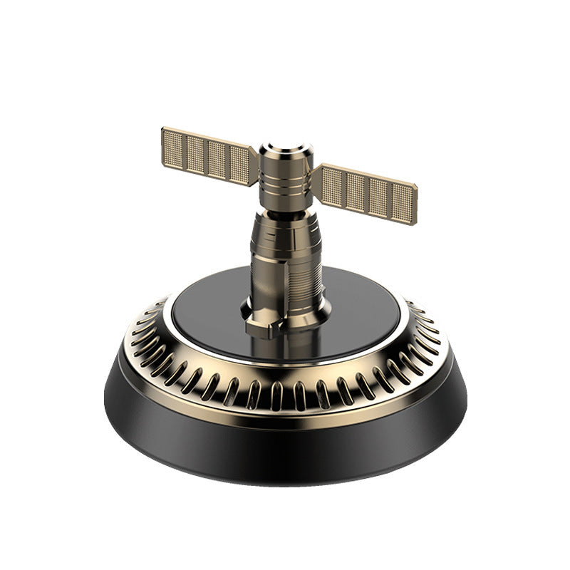 Solar-Powered Rotating Car Air Freshener Ornament