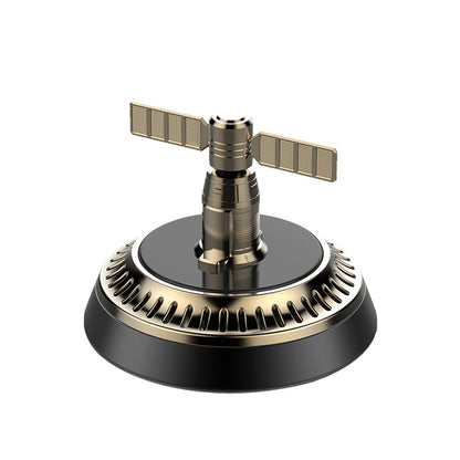 Solar-Powered Rotating Car Air Freshener Ornament