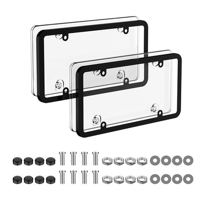 US standard license plate frame and license plate cover