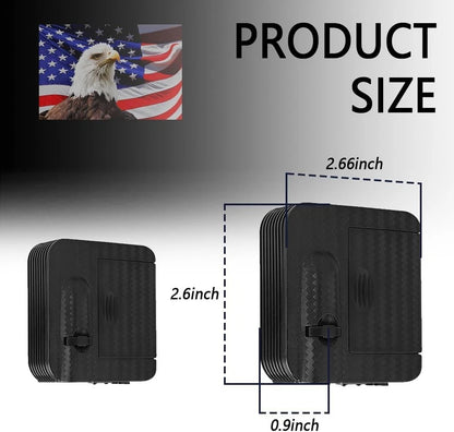 2PCS Car Door Lights Logo Projector, Color: Eagle Flag