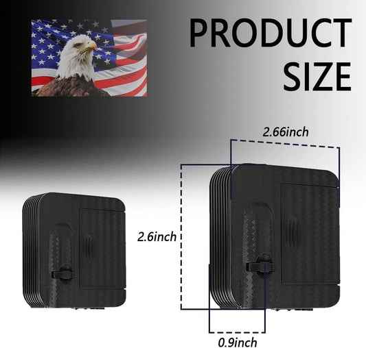 2PCS Car Door Lights Logo Projector, Color: Eagle Flag