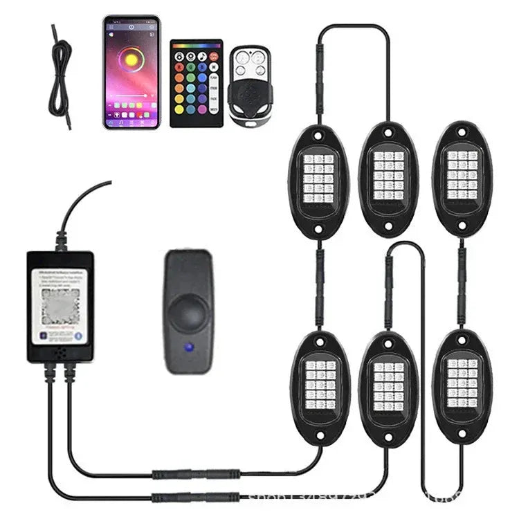 RGB Chassis Light APP Control Ambient Light LED Car Neon Light