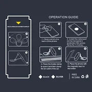 Super Magnetic Car Folding Mobile Phone Bracket 360 Rotating Navigation Bracket