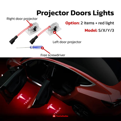 Teslahubs™ Projector Doors Lights
