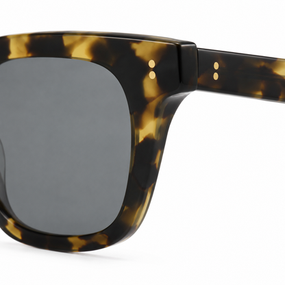 SA2601038 Bold Acetate Square Sunglasses – TAC Polarized UV400 Protection