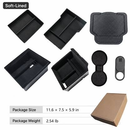 7PCS Tesla Model 3 Highland Center Console Organizer Kit