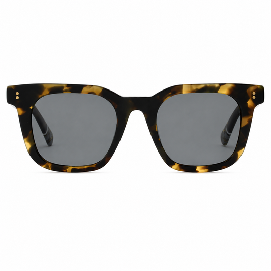 SA2601038 Bold Acetate Square Sunglasses – TAC Polarized UV400 Protection