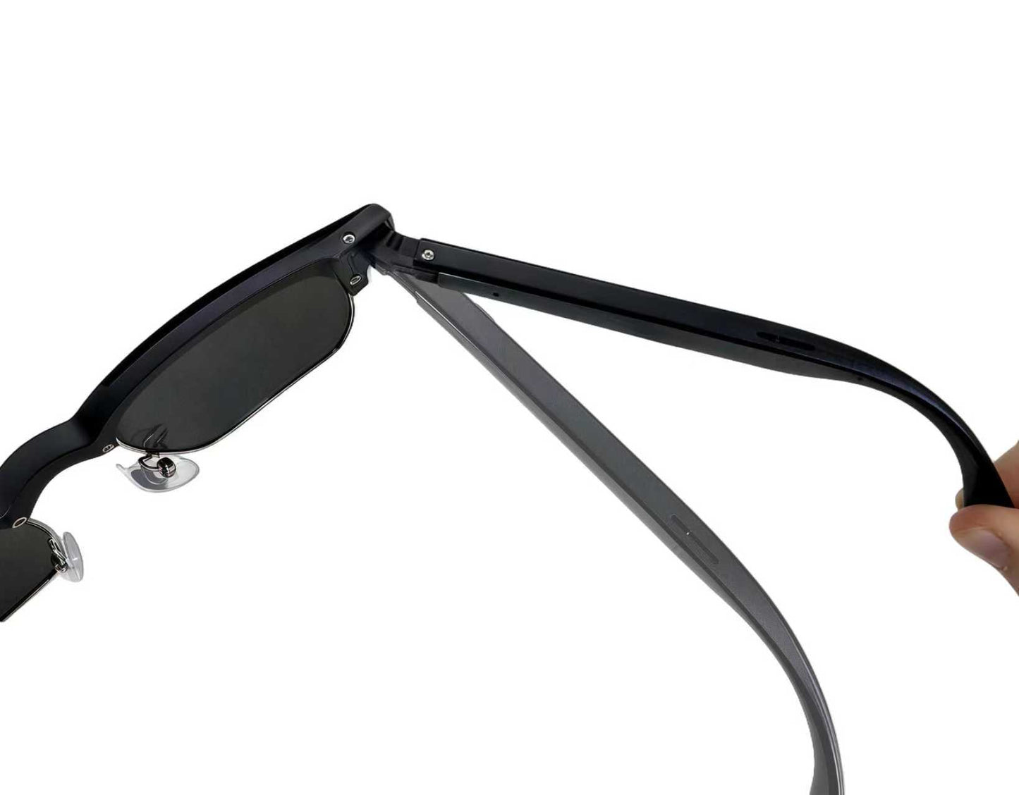Semi-Rimless Smart Audio Glasses with Flexible Temples-A02