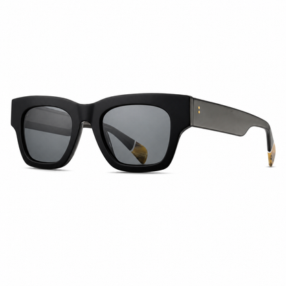 SA2601039 Bold Square Acetate Sunglasses – TAC Polarized UV400 Protection
