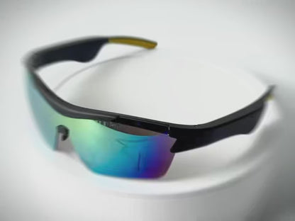 Smart Cycling Glasses with Bluetooth Music & Hands-Free Calls-S18