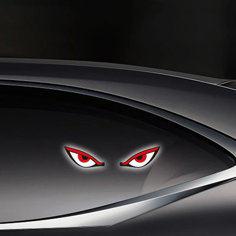 Solar Powered Devil's Eye LED Car Warning Light 🚗💡