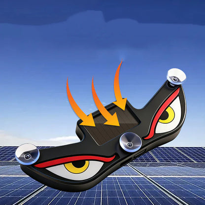 Solar Powered Devil's Eye LED Car Warning Light 🚗💡